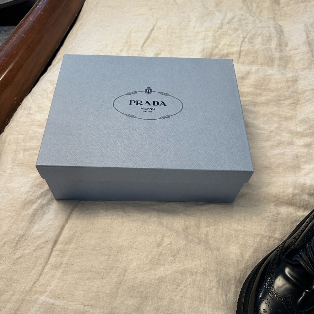 Prada Black Leather Loafers